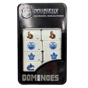 Dominoes NHL Hockey Canadian Teams Double-Six Collector Edition Read